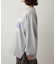 【NUNIFE】サイドスリット多色ロゴスウェット
