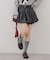 ベルト付バルーンミニスカート
