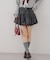 ベルト付バルーンミニスカート