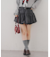ベルト付バルーンミニスカート