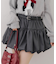 ベルト付バルーンミニスカート