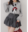 ベルト付バルーンミニスカート