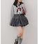 ベルト付バルーンミニスカート