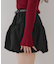 ベルト付バルーンミニスカート