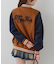 秋のMIXコーデの定番【RMAF】Backロゴ配色スタジャン