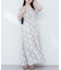 【natural coutur】【WEB限定】カシュクールパフスリーブワンピース