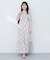 【natural coutur】【WEB限定】カシュクールパフスリーブワンピース