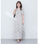 【natural coutur】【WEB限定】カシュクールパフスリーブワンピース