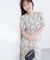 【natural coutur】【WEB限定】カシュクールパフスリーブワンピース