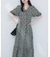 【natural coutur】【WEB限定】カシュクールパフスリーブワンピース