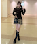 【RMAF】裾プリーツドッキングミニワンピ