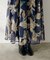 【natural couture】大花プリントメッシュスカート