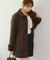【WEB先行予約】フェイクファー付ミドルコート