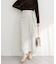 【natural couture】ラップ風ツイードスカート