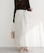 【natural couture】ラップ風ツイードスカート