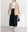 【natural couture】ラップ風ツイードスカート