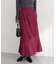 【natural couture】ラップ風ツイードスカート