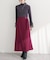【natural couture】ラップ風ツイードスカート