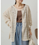 【PUAL CE CIN】クロシェットニットカーディガン