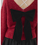 【Ribbon Collection】後ろベロアリボンニット
