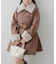マルチWAYファー付ミドル丈フレアコート