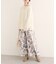 【natural couture】フロリエンタルフレアスカート