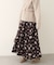【natural couture】フロリエンタルフレアスカート