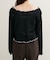 【natural couture】透かしカットソー配色TOPS
