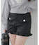 細見えまちがいなし！裾フリルショートパンツ