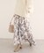 【natural couture】フロリエンタルフレアスカート