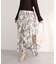 【natural couture】フロリエンタルフレアスカート