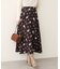 【natural couture】フロリエンタルフレアスカート