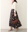 【natural couture】フロリエンタルフレアスカート