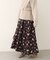 【natural couture】フロリエンタルフレアスカート
