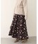 【natural couture】フロリエンタルフレアスカート