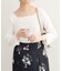 【natural couture】前後２WAY7分袖リブニット