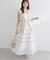 【natural couture】プリーツメローキャミワンピース