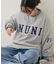 【NUNIFE】スリット入り裏起毛スウェット