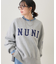 【NUNIFE】スリット入り裏起毛スウェット