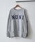 【NUNIFE】スリット入り裏起毛スウェット