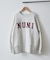 【NUNIFE】スリット入り裏起毛スウェット