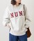 【NUNIFE】スリット入り裏起毛スウェット