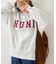 【NUNIFE】スリット入り裏起毛スウェット