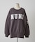 【NUNIFE】スリット入り裏起毛スウェット