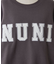 【NUNIFE】スリット入り裏起毛スウェット