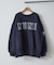 【NUNIFE】スリット入り裏起毛スウェット