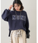 【NUNIFE】スリット入り裏起毛スウェット