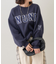 【NUNIFE】スリット入り裏起毛スウェット