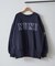 【NUNIFE】スリット入り裏起毛スウェット