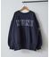 【NUNIFE】スリット入り裏起毛スウェット